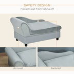 Luxury Dog Sofa Bed with Hidden Storage