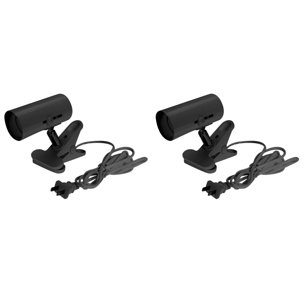 360° Rotating E27 Lamp Holder — Clip-On Reptile Heat & UV Fixture