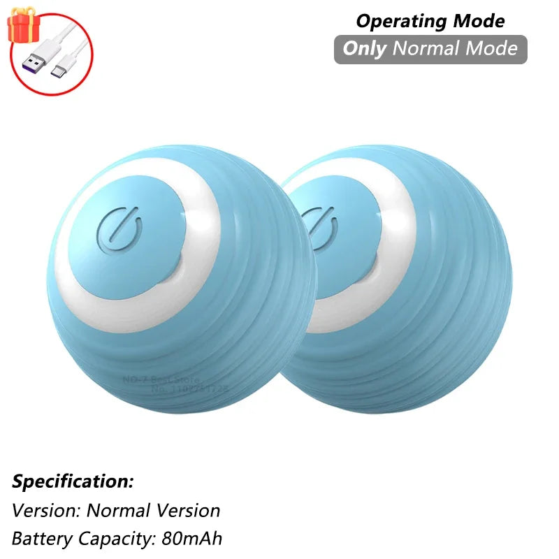 Mouse-Imitating Rolling Ball Cat Toy