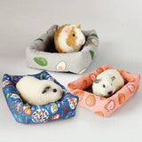 Rectangle Print Sleep Mat — All-Season Bed for Small Pets