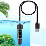 USB Mini Aquarium Heater 26°C Constant Temp 10W