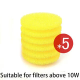 Silent Submersible Aquarium Filter (Turtle & Fish Tank, Bio Sponge)