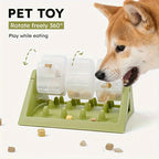 Rotating Slow Feeder Puzzle Toy for Cats & Dogs — Bite-Resistant Leaky Food Dispenser