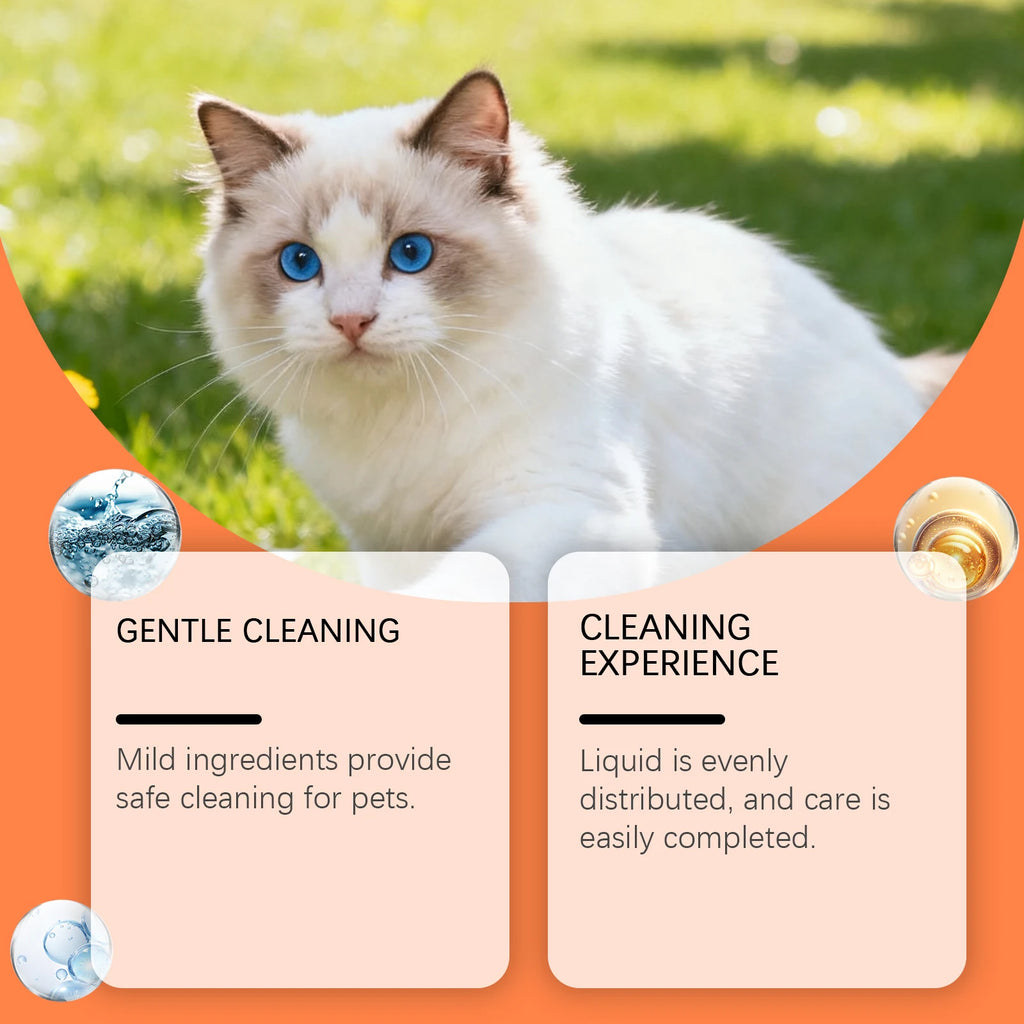 Gentle Ear Care Drops for Dogs & Cats — Earwax Remover & Anti-Fungal Cleanser