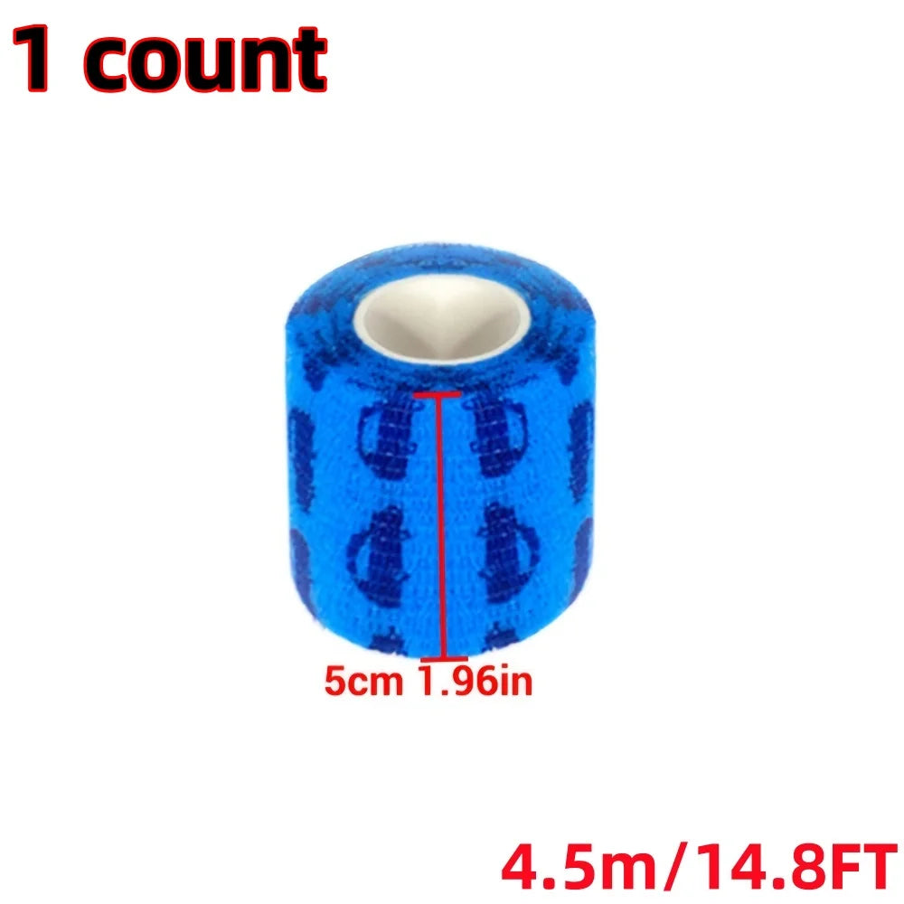 Self-Adhesive Pet Wound Wrap — Breathable Elastic Bandage, No Clips Needed