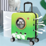 2026 New Pet Outdoor Portable Suitcase Cat Dog Bag, Luggage Compartment, Large Capacity Portable Aviation Suitcase Cat Bag