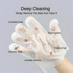 No-Rinse Pet Grooming Gloves — Five-Finger Design for Face, Ears & Paws, 6-Pack