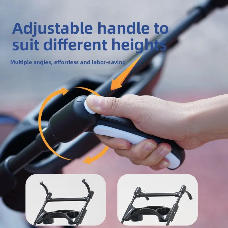 Lightweight Portable Foldable Pet Stroller Cart for Dogs & Cats — Outdoor Travel Trolley
