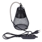 All-in-One Reptile Heat Lamp Shade — Anti-Scald Ceramic Infrared Heater