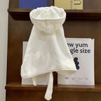 Hooded Dog Bath Robe — Super-Absorbent Cotton Towel for After Bath & Swim