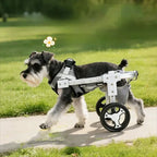 Adjustable Pet Wheelchair Mobility Aid with Wheels for Disabled & Rehabilitating Dogs & Cats