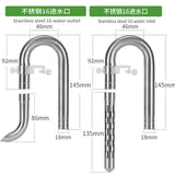 Stainless Steel Aquarium Filter Inlet & Outlet Tubes (Shrimp Safe)