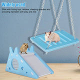 Hamster Play Toy Set — Slide Hut, Seesaw & Swing, Easy Assembly