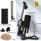 USB Aquarium Sponge Filter (Quiet, Wave Maker, Oxygenator)