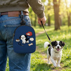 Cartoon Waterproof Dog Treat Pouch (Leak-Proof, Portable Training)