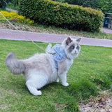 Princess-Style Cat Harness & Leash Set