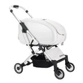 Transparent-Panel Foldable Pet Stroller for Small & Medium Dogs