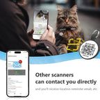 Reflective Cat Collar with QR Code ID Tag