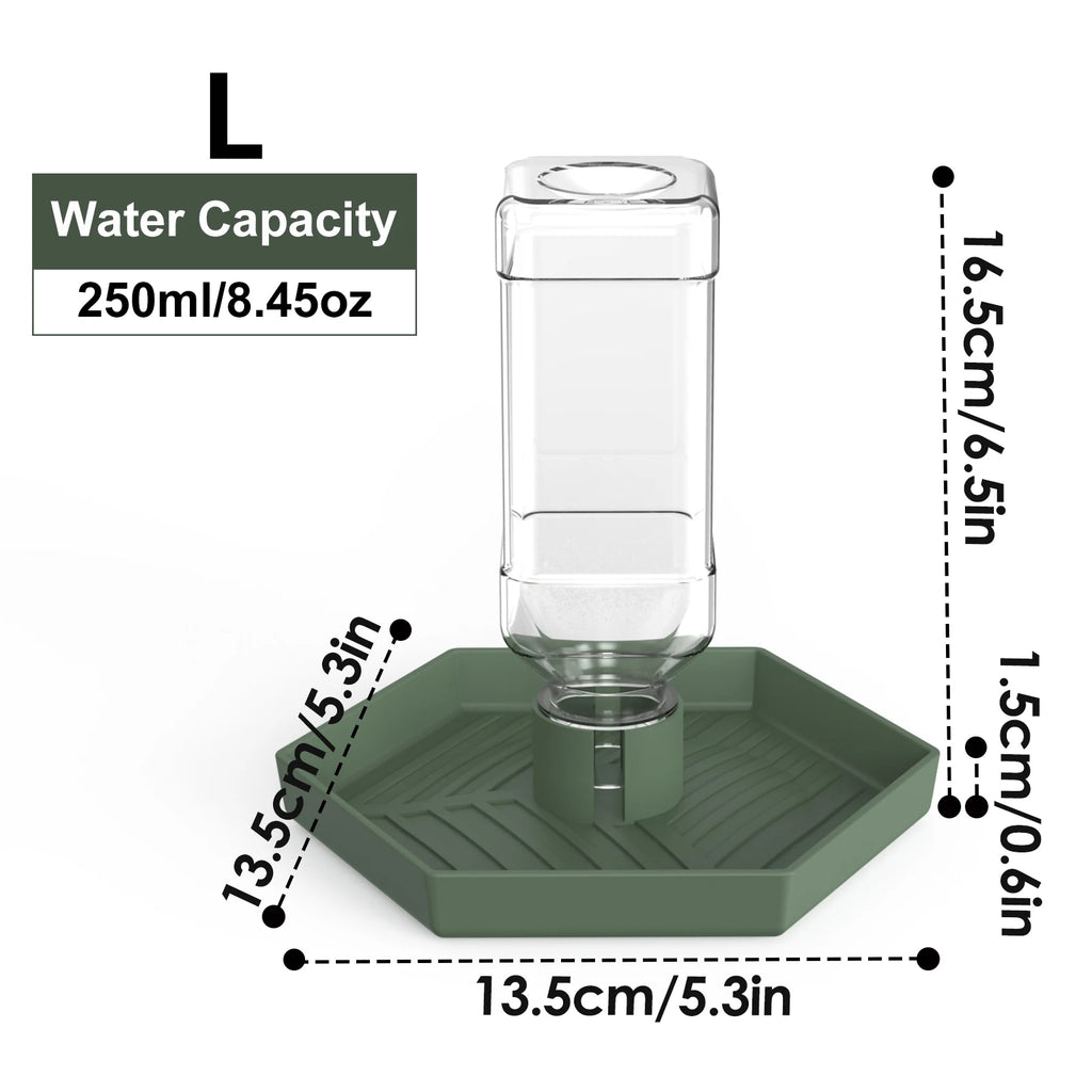Reptile Water Dish — Sturdy Plastic Bowl for Bearded Dragons & Tortoises