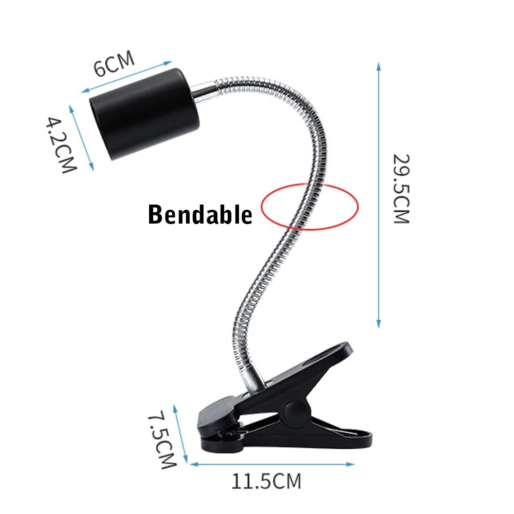 UVA Reptile Light Kit — Clip-On E27 Basking Lamp & Stand