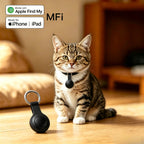 MFi Certified Apple Find My Pet Tracker - Bluetooth & GPS, iOS