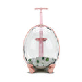 Transparent Large Capacity Handheld Pet Carrier & Portable Travel Cart for Cats & Dogs