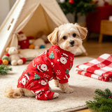 Christmas Santa Claus Dog Pajamas (Small Dog Holiday Pjs)