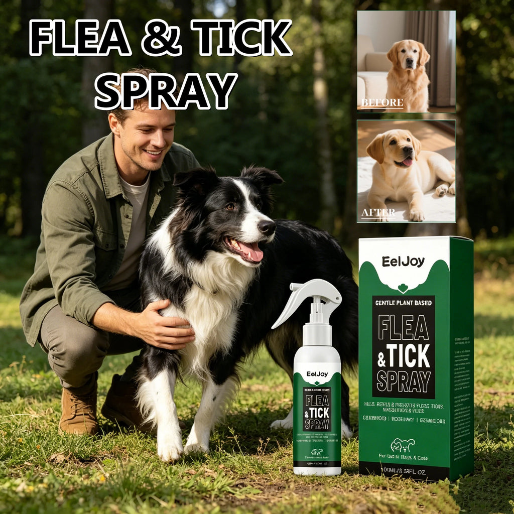 Natural Flea & Tick Repellent Spray — Whole-Body & Home Protection