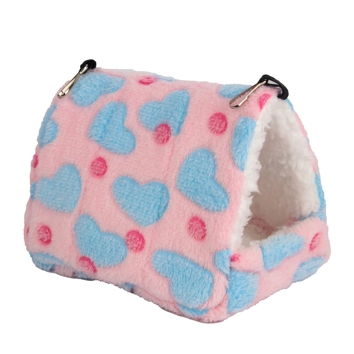Cozy Small Pet Hideout Bed — Soft Cotton Hammock for Hamsters & Guinea Pigs
