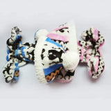 Coral Velvet Deer Print Dog Onesie (Four-Legged Winter Clothes)