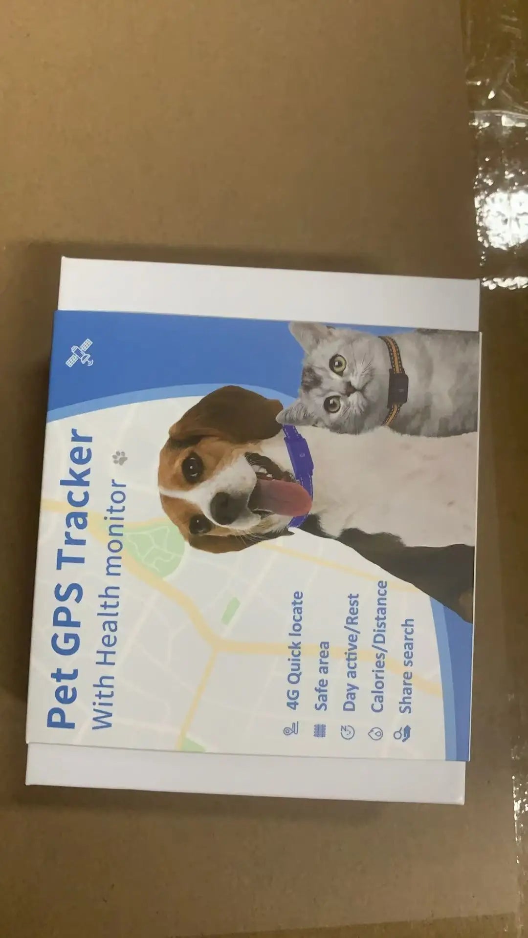 Real-Time GPS Pet Tracker for Dog & Cat Collars - Live Locator