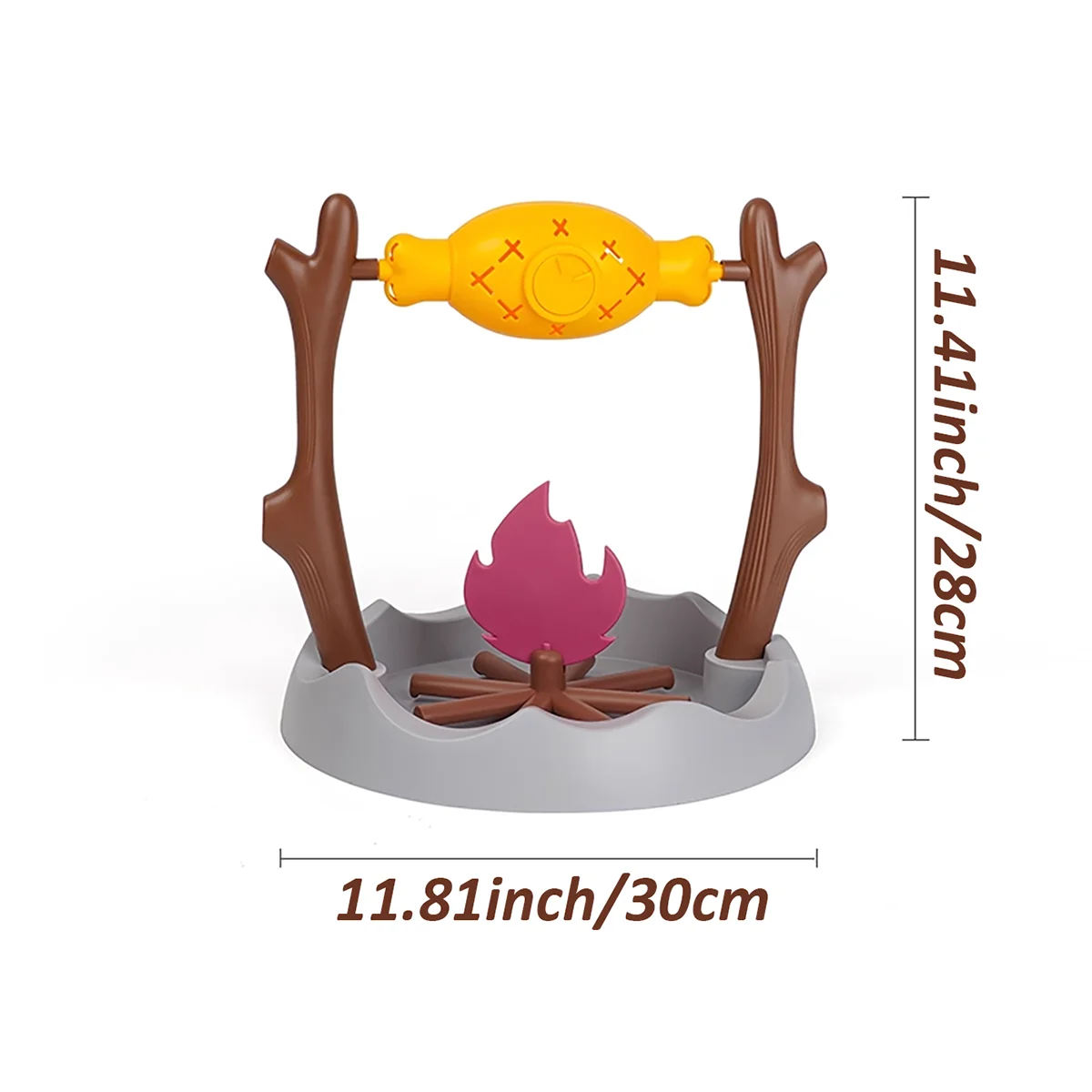 Campfire BBQ Cat Puzzle Toy (Rolling Treat Dispenser)
