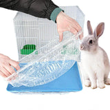 Disposable Cage Liner Film — Leak-Proof Pet Tray Sheets, 50-Pack