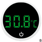 Digital Aquarium Thermometer with LED Display 16–32°C