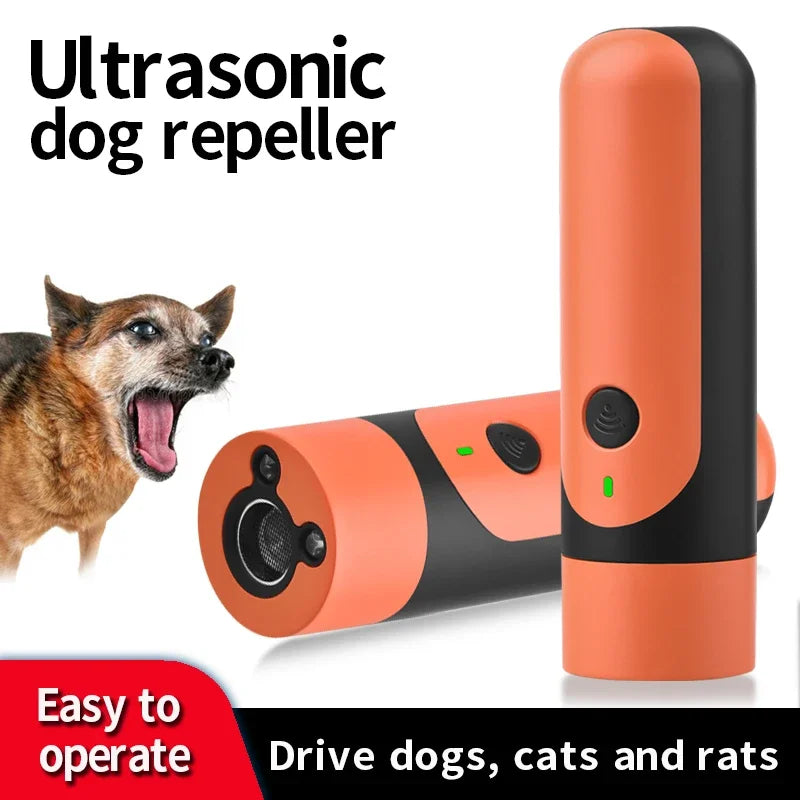 Mini Ultrasonic Dog Repeller & Anti-Bark Training Device - Long-Distance Outdoor