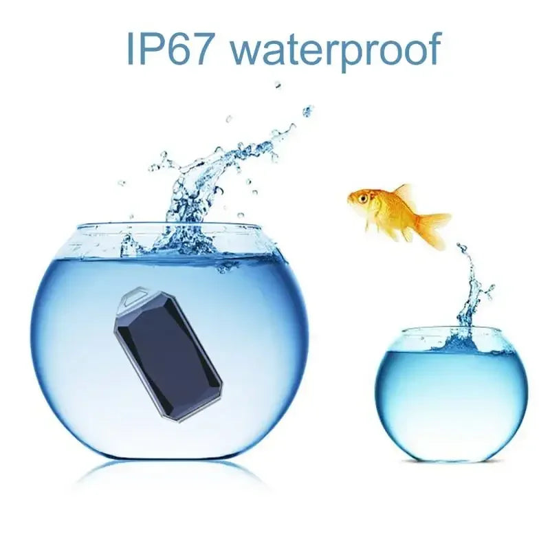 IP67 Waterproof WiFi GPS Pet Collar with LED Light - Anti-Loss for Dogs & Kids