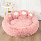 Fluffy Plush Winter Pet Bed Basket
