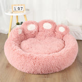 Fluffy Plush Winter Pet Bed Basket
