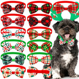 Plaid Christmas Bowtie Pack (10 or 30 Pieces)