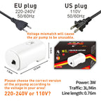 Ultra-Silent Aquarium Air Pump 3W Multi-Outlet Full Kit