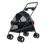 Lightweight Foldable Pet Cart Trolley for Small Cats & Dogs — Compact Portable Carrier