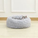 Long Plush Pet Sleeping Basket