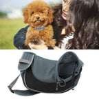Breathable Mesh Pet Sling Carrier (Single Shoulder, Adjustable, Soft Fabric)