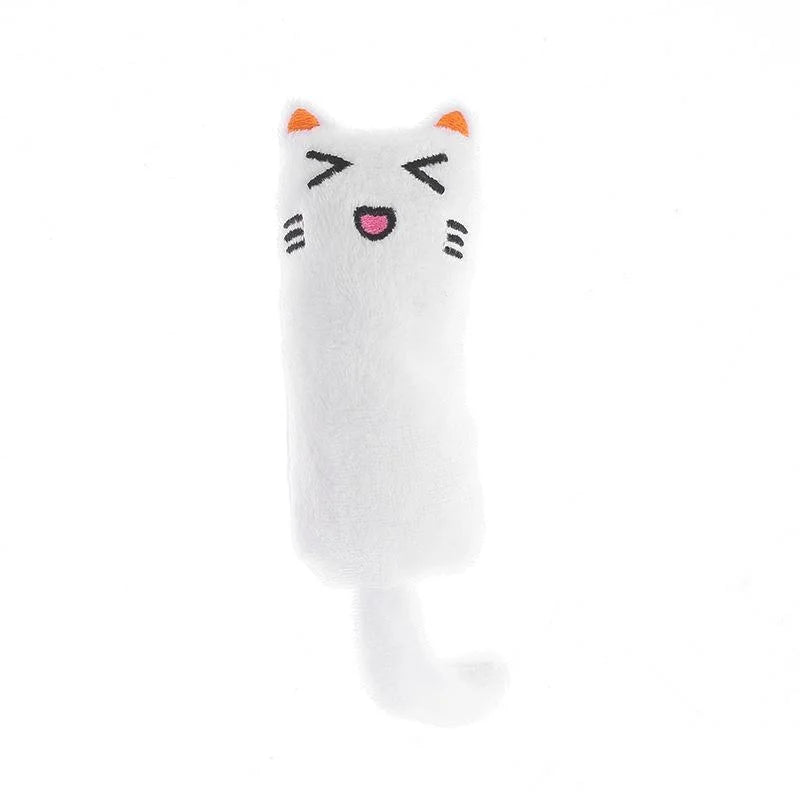 Catnip Rustle Sound Plush Thumb Pillow Cat Toy — Teeth Grinding & Kitten Chew Toy