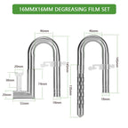 Stainless Steel Aquarium Lily Pipe & Oil Film Skimmer Set (WYIN Style)