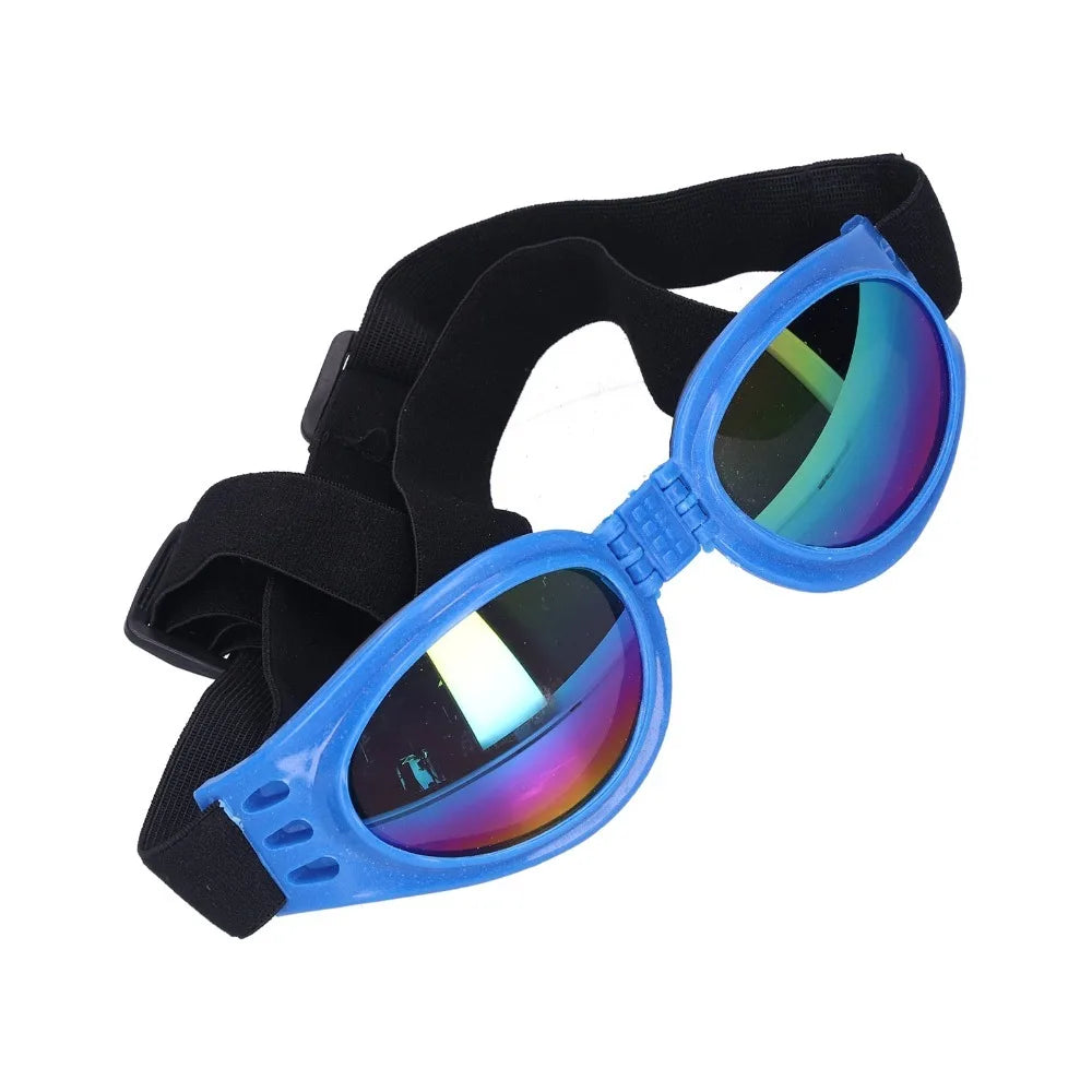 Foldable Dog Sun Goggles (UV Protection, Windproof, Adjustable)
