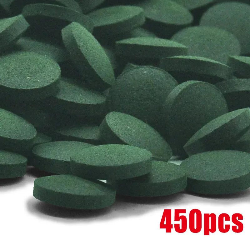 High-Purity Spirulina Tablets for Fish & Shrimp (50–1000pcs, Seaweed Enriched)