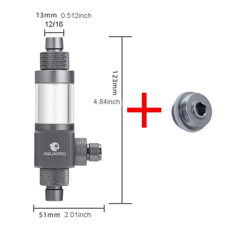 AQUAPRO External CO2 Atomizer Diffuser for Planted Tanks
