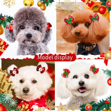 Winter Christmas Puppy Bows (10, 20 or 30 Piece Pack)