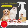Natural Flea & Tick Repellent Spray for Dogs & Cats — Lavender & Camphor Oil, 500ml
